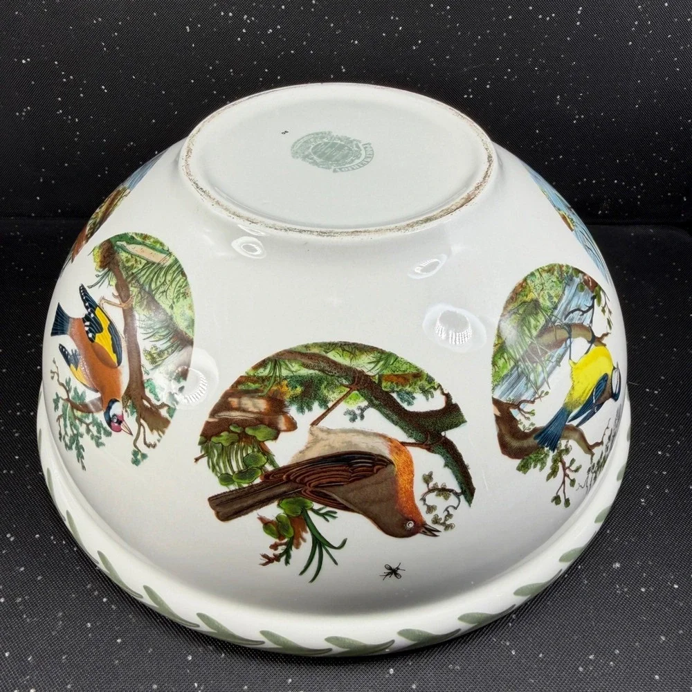 Portmeirion Birds of Britain Little Egret Large 11 inch Serving Mixing Bowl 1978